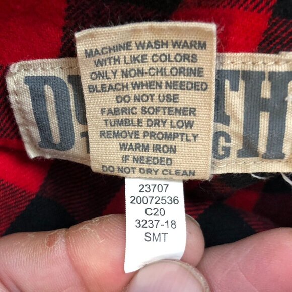 Duluth Trading Co Men's Cargo Pants 44x30 Flex Plaid Lined Ballroom Khakis Tan - Picture 12 of 14